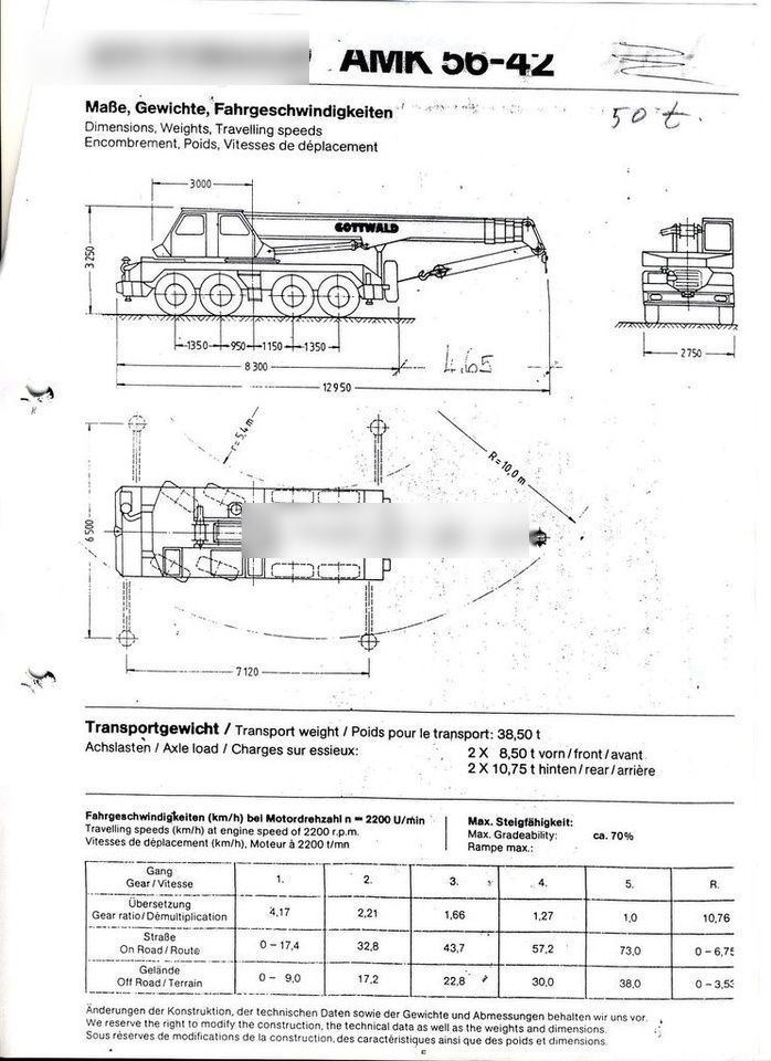 Gottwald АМК 56-42 - Autogrúa: foto 5 Gottwald АМК 56-42 - Autogrúa: foto 5