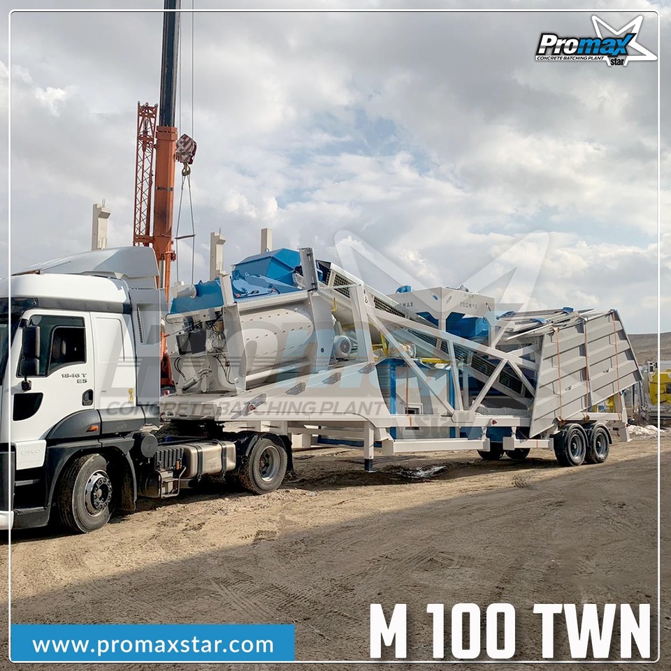 PROMAX MOBILE CONCRETE BATCHING PLANT M100-TWN (100m3/h) - Planta de hormigón: foto 5 PROMAX MOBILE CONCRETE BATCHING PLANT M100-TWN (100m3/h) - Planta de hormigón: foto 5