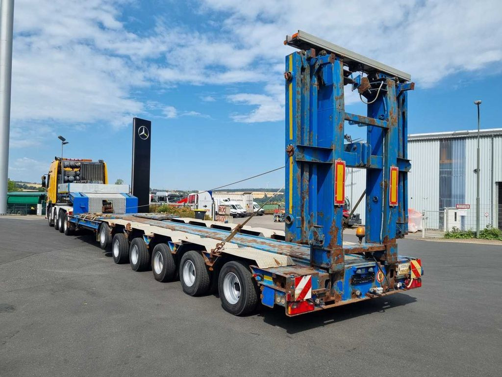 Goldhofer STZ-H6-57/80A Teleskop-Tieflader Waggontransport - Góndola rebajadas semirremolque: foto 1 Goldhofer STZ-H6-57/80A Teleskop-Tieflader Waggontransport - Góndola rebajadas semirremolque: foto 1