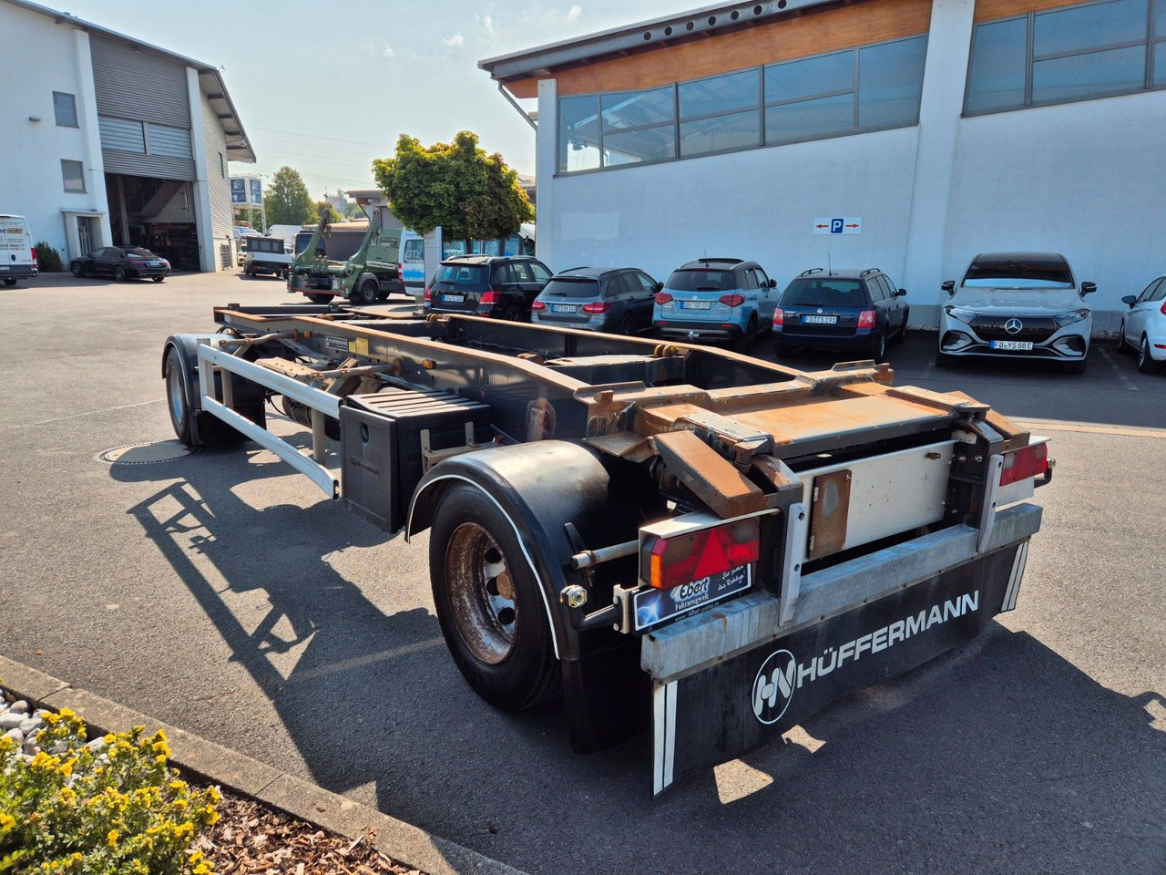 Hüffermann HSA 18.70 P BPW 14.582kg Nutzlast - Chasis remolque: foto 3 Hüffermann HSA 18.70 P BPW 14.582kg Nutzlast - Chasis remolque: foto 3
