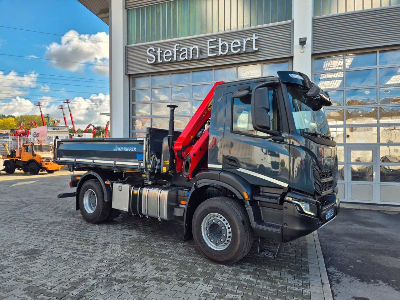 Iveco AD200X46/P HR OFF Palfinger PK 12.501 Funk AHK - Volquete camión, Camión grúa: foto 5 Iveco AD200X46/P HR OFF Palfinger PK 12.501 Funk AHK - Volquete camión, Camión grúa: foto 5