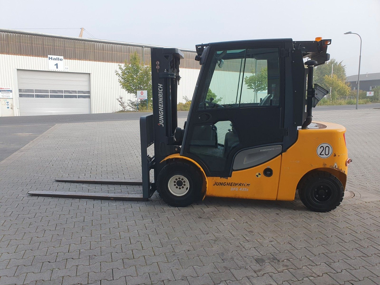 Carretilla elevadora diésel Jungheinrich DFG 435s / 4.400mm / nur 2.245h! / Klima / SS: foto 7