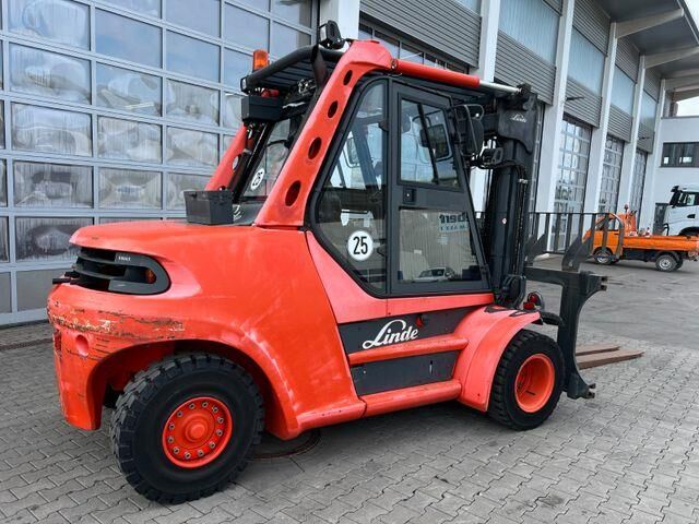 Linde H80D-03 /900 / 4,5m / 4.043h / Verstellgerät SS - Carretilla elevadora diésel: foto 4 Linde H80D-03 /900 / 4,5m / 4.043h / Verstellgerät SS - Carretilla elevadora diésel: foto 4
