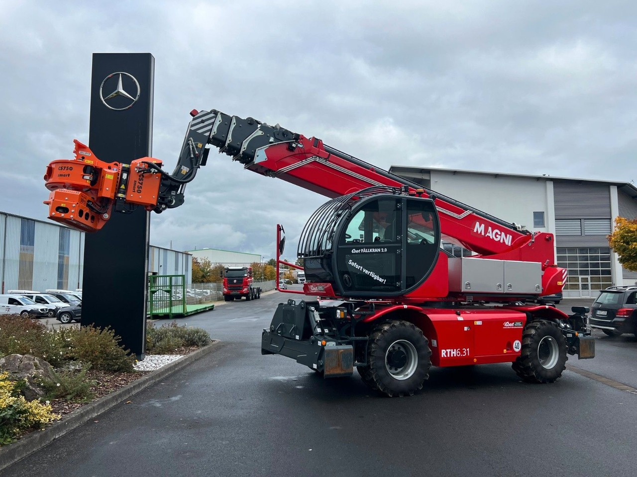 Magni RTH 6.31 SH / Fällkran 2 / Westtech CS750 - Manipulador telescópico: foto 1 Magni RTH 6.31 SH / Fällkran 2 / Westtech CS750 - Manipulador telescópico: foto 1