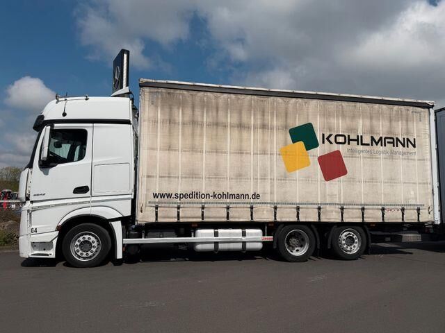 Mercedes-Benz Actros 2542 L 6x2 Standklima Retarder - Camión lona: foto 4 Mercedes-Benz Actros 2542 L 6x2 Standklima Retarder - Camión lona: foto 4