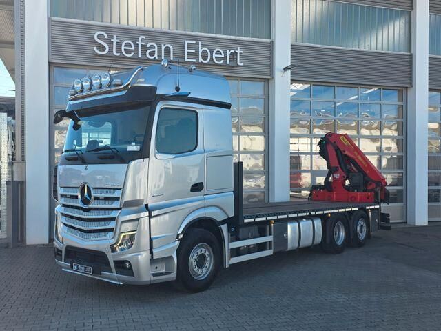 Mercedes-Benz Actros 2551 L 6x2 Palfinger PK22002 Funk Solo - Camión caja abierta: foto 2 Mercedes-Benz Actros 2551 L 6x2 Palfinger PK22002 Funk Solo - Camión caja abierta: foto 2