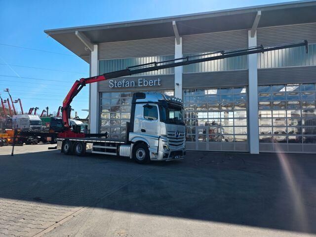 Mercedes-Benz Actros 2551 L 6x2 Palfinger PK22002 Funk Solo - Camión caja abierta: foto 1 Mercedes-Benz Actros 2551 L 6x2 Palfinger PK22002 Funk Solo - Camión caja abierta: foto 1