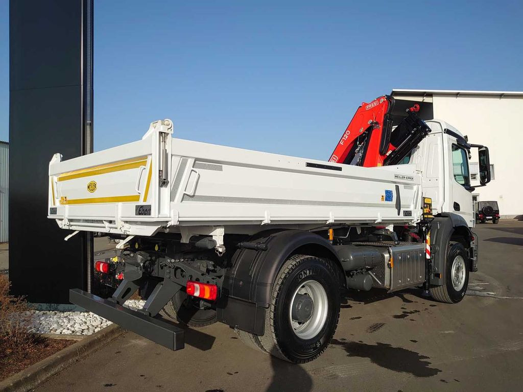 Volquete camión, Camión grúa nuevo Mercedes-Benz Arocs 1832 KK 4x2 Kipper+Kran Fassi F120+Funk: foto 8