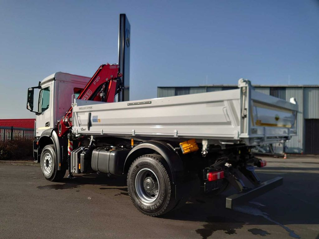 Volquete camión, Camión grúa nuevo Mercedes-Benz Arocs 1832 KK 4x2 Kipper+Kran Fassi F120+Funk: foto 7