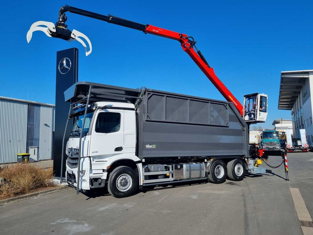 Mercedes-Benz Arocs 2751L HAD + Q170L (11,5m!) -EBERT-Fäll-LKW - Camión forestal, Camión grúa: foto 1 Mercedes-Benz Arocs 2751L HAD + Q170L (11,5m!) -EBERT-Fäll-LKW - Camión forestal, Camión grúa: foto 1