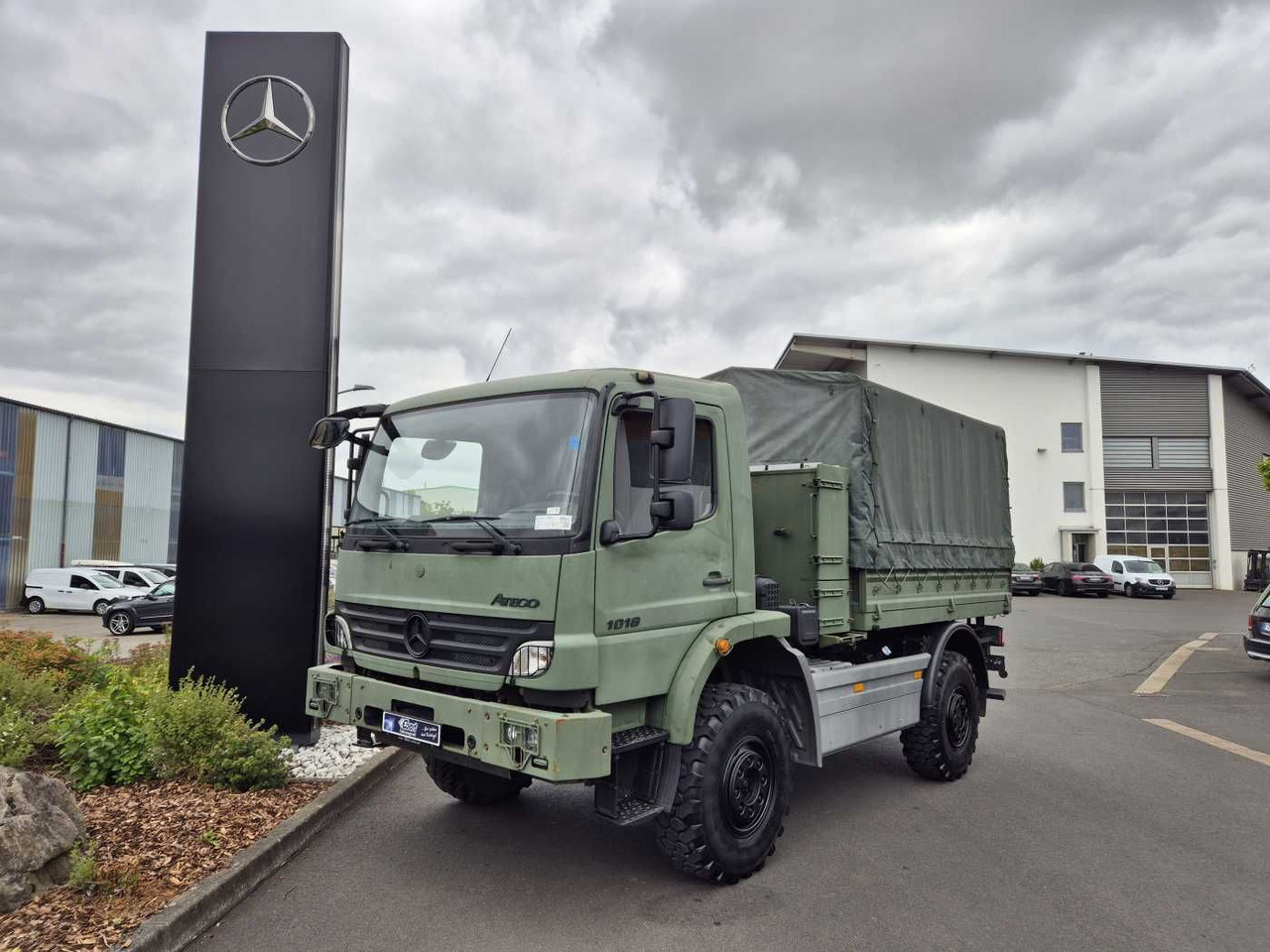 Mercedes-Benz Atego 1018 A 4x4 Singlebereifung 6 Stück vorh. - Camión caja abierta: foto 1 Mercedes-Benz Atego 1018 A 4x4 Singlebereifung 6 Stück vorh. - Camión caja abierta: foto 1