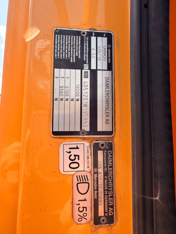 Caja abierta furgoneta Mercedes-Benz Unimog U300 4x4 Vario-Pilot: foto 25