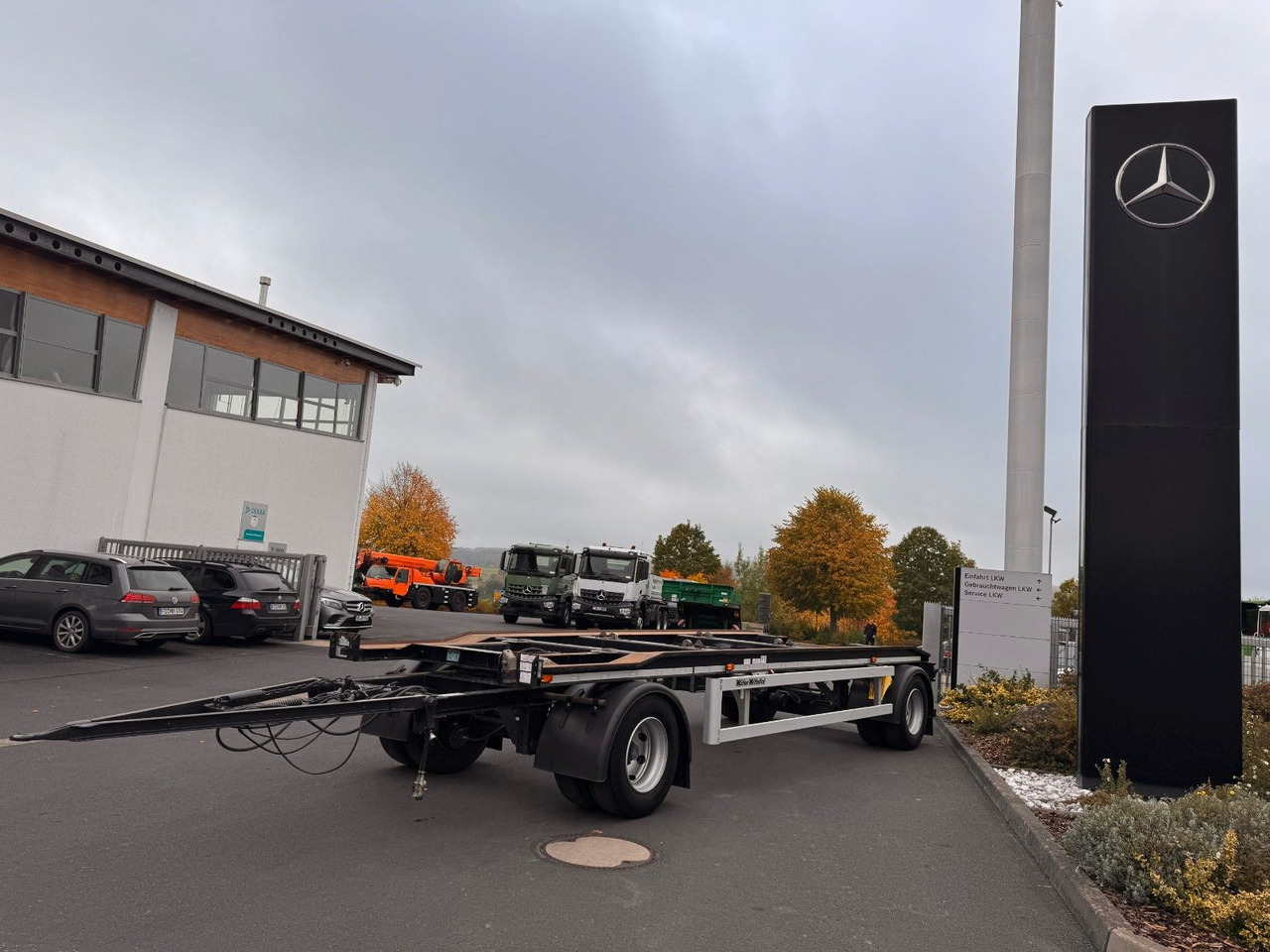 Müller-Mitteltal RA-T 18,0 Containerfahrgestell - Chasis remolque: foto 2 Müller-Mitteltal RA-T 18,0 Containerfahrgestell - Chasis remolque: foto 2