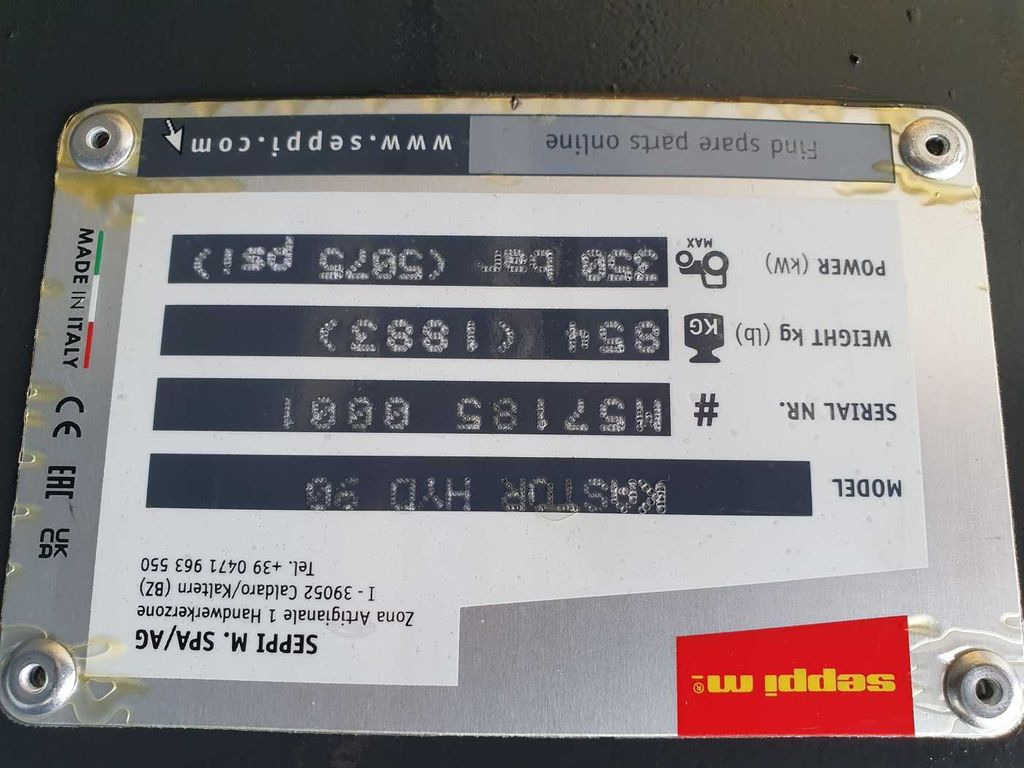 Triturador de tocones nuevo Seppi M. KASTOR hyd 090 / Wurzelstockfräse Seppi M. KASTOR hyd 090 / Wurzelstockfräse: foto 12 Triturador de tocones nuevo Seppi M. KASTOR hyd 090 / Wurzelstockfräse Seppi M. KASTOR hyd 090 / Wurzelstockfräse: foto 12