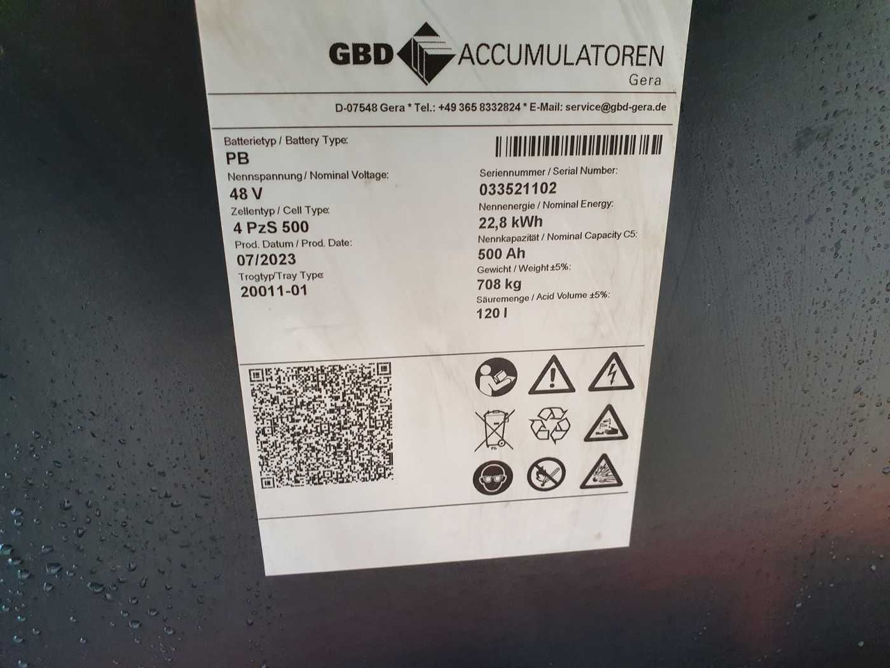 Carretilla elevadora eléctrica Toyota 8FBET15 / Batterie 07/2023 / HH: 4.3m! / 2.849h: foto 13