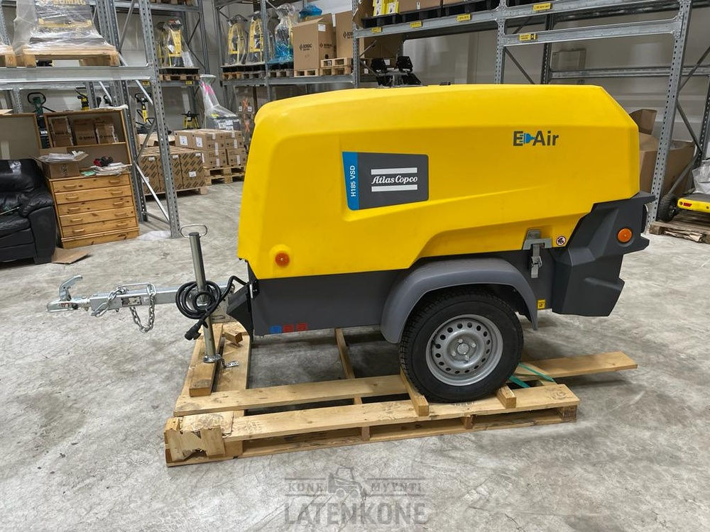Atlas Copco E-Air H185 VSD Vaunukompressori - Compresor de aire: foto 3 Atlas Copco E-Air H185 VSD Vaunukompressori - Compresor de aire: foto 3
