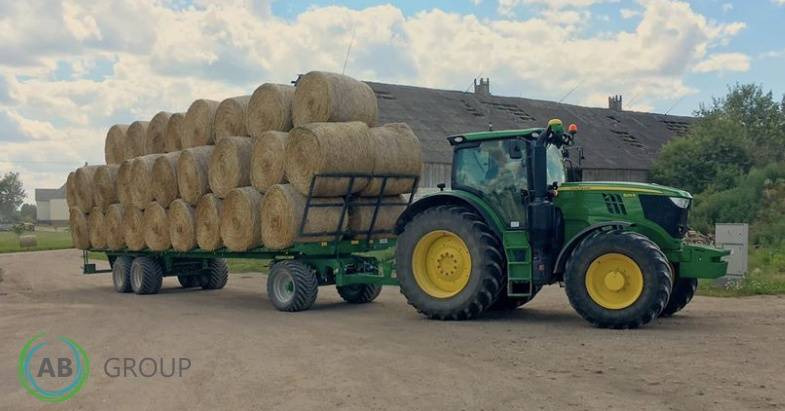 Dinapolis bale trailer RP-10500, 14 t - Remolque plataforma agrícola: foto 2 Dinapolis bale trailer RP-10500, 14 t - Remolque plataforma agrícola: foto 2