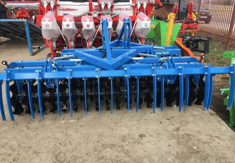 Inter-Tech front disc cultivator 3 m with flat bar drag BAP02 - Rastras: foto 2 Inter-Tech front disc cultivator 3 m with flat bar drag BAP02 - Rastras: foto 2