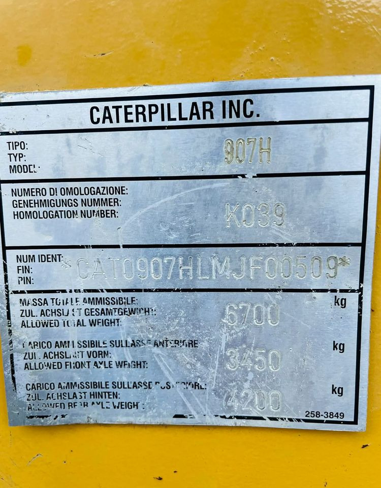 Cargadora de ruedas Caterpillar 907H: foto 16