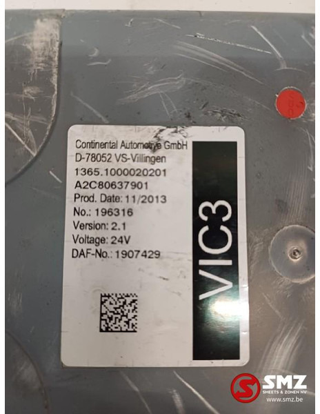 DAF Occ ECU VIC3 regeleenheid DAF - Unidad de control para Camión: foto 5 DAF Occ ECU VIC3 regeleenheid DAF - Unidad de control para Camión: foto 5