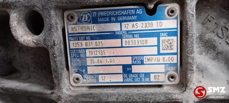 DAF Occ versnellingsbak 12AS2330TD DAF - Caja de cambios para Camión: foto 5 DAF Occ versnellingsbak 12AS2330TD DAF - Caja de cambios para Camión: foto 5
