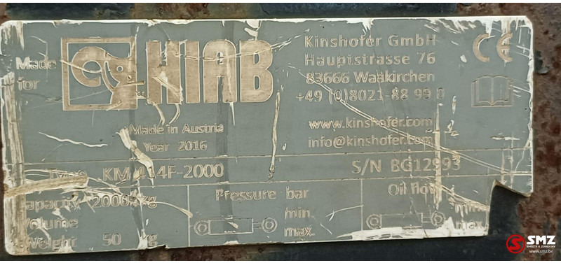 Hiab Occ Palletbord Hiab km414f - 2000 - Implemento para Equipo de manutención: foto 3 Hiab Occ Palletbord Hiab km414f - 2000 - Implemento para Equipo de manutención: foto 3