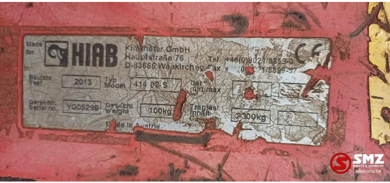 Hiab Occ palletbord 414-02-S Hiab - Implemento para Equipo de manutención: foto 5 Hiab Occ palletbord 414-02-S Hiab - Implemento para Equipo de manutención: foto 5