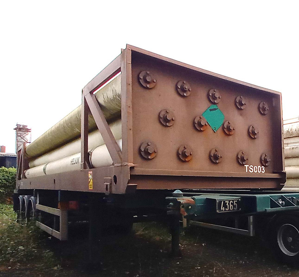 FRUEHAUF Gas tank tube semi-trailer used for compressed helium, hydrogen, Wasserstoff - Cisterna semirremolque: foto 1 FRUEHAUF Gas tank tube semi-trailer used for compressed helium, hydrogen, Wasserstoff - Cisterna semirremolque: foto 1