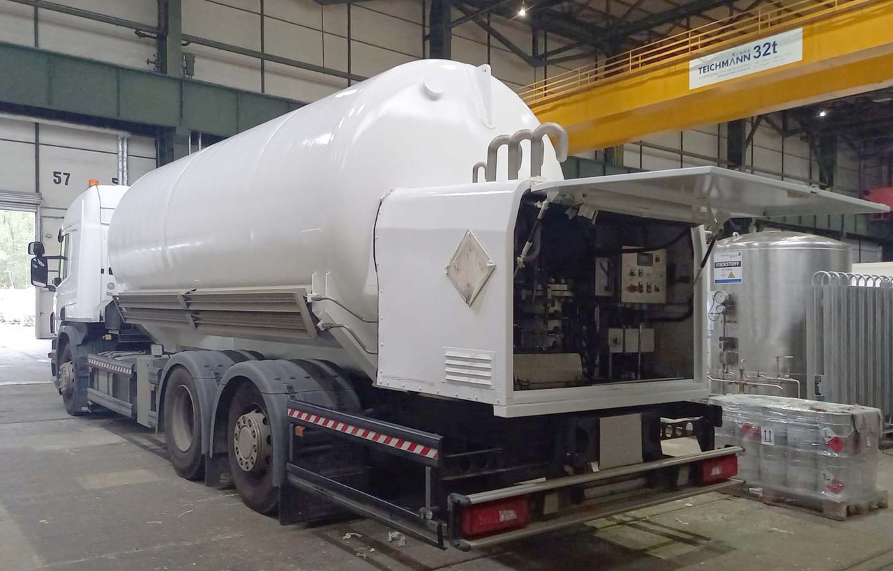 SCANIA Gas tank truck Orca cryogenic used for nitrogen and argon - Cisterna camión: foto 5 SCANIA Gas tank truck Orca cryogenic used for nitrogen and argon - Cisterna camión: foto 5