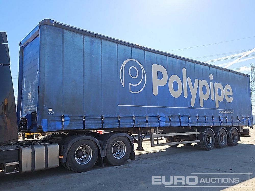 2003 Dennison Tri Axle Curtainsider Trailer - Semirremolque lona: foto 1 2003 Dennison Tri Axle Curtainsider Trailer - Semirremolque lona: foto 1