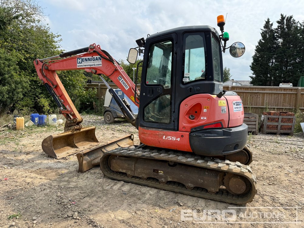 2011 Kubota U55-4 - Miniexcavadora: foto 1 2011 Kubota U55-4 - Miniexcavadora: foto 1