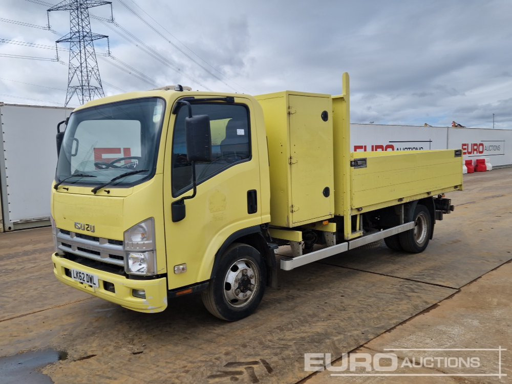 2012 Isuzu NPR-6 N62.150M - Camión caja abierta: foto 1 2012 Isuzu NPR-6 N62.150M - Camión caja abierta: foto 1