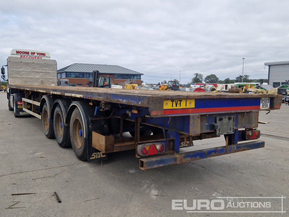 2013 SDC Trailer Tri Axle Flatbed Trailer, Twist Locks - Semirremolque plataforma/ Caja abierta: foto 3 2013 SDC Trailer Tri Axle Flatbed Trailer, Twist Locks - Semirremolque plataforma/ Caja abierta: foto 3