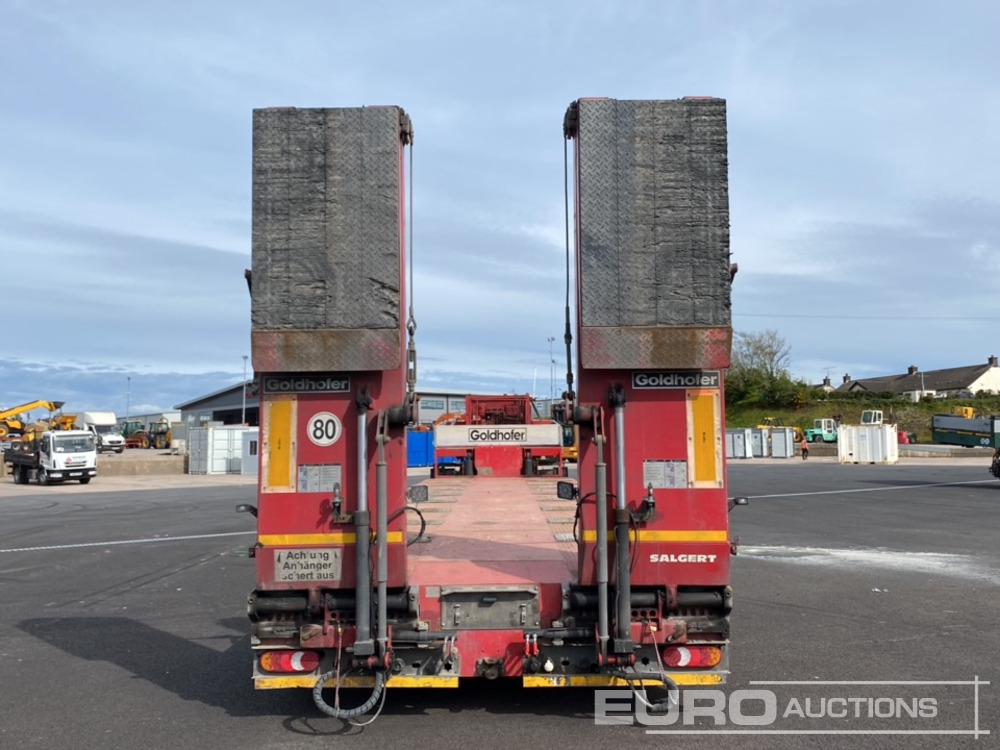 2014 Goldhofer 8 Axle Double Extending Stepframe Low Loader Trailer, Hydraulic Rear Steering, Hydraulic Ramps, Out Riggers, Extending To 24m, 2.75m Wide - Góndola rebajadas semirremolque: foto 4 2014 Goldhofer 8 Axle Double Extending Stepframe Low Loader Trailer, Hydraulic Rear Steering, Hydraulic Ramps, Out Riggers, Extending To 24m, 2.75m Wide - Góndola rebajadas semirremolque: foto 4