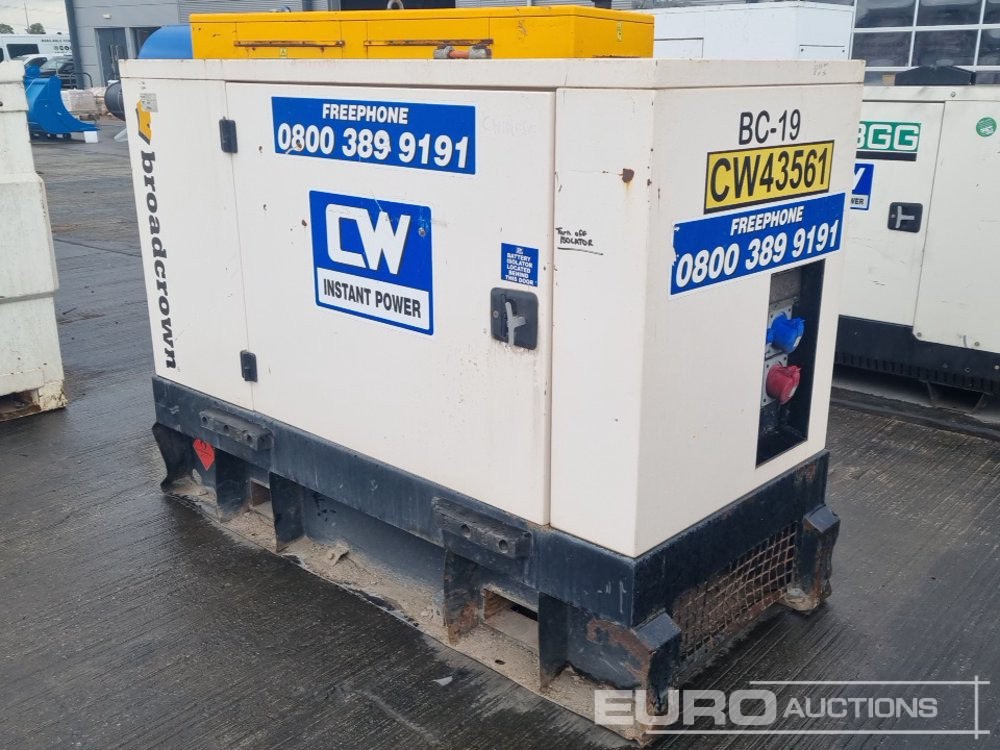 2015 Broadcrown BCRY 19-50 E3A - Generador industriale: foto 1 2015 Broadcrown BCRY 19-50 E3A - Generador industriale: foto 1