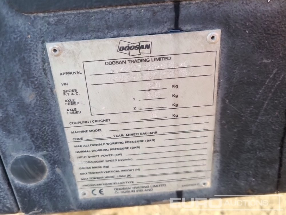 Compresor de aire 2015 Doosan 741: foto 25