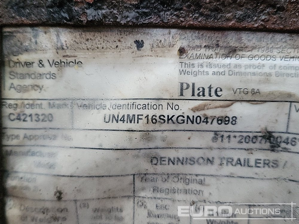 Portacontenedore/ Intercambiable semirremolque 2016 Dennison MF16SK0: foto 48