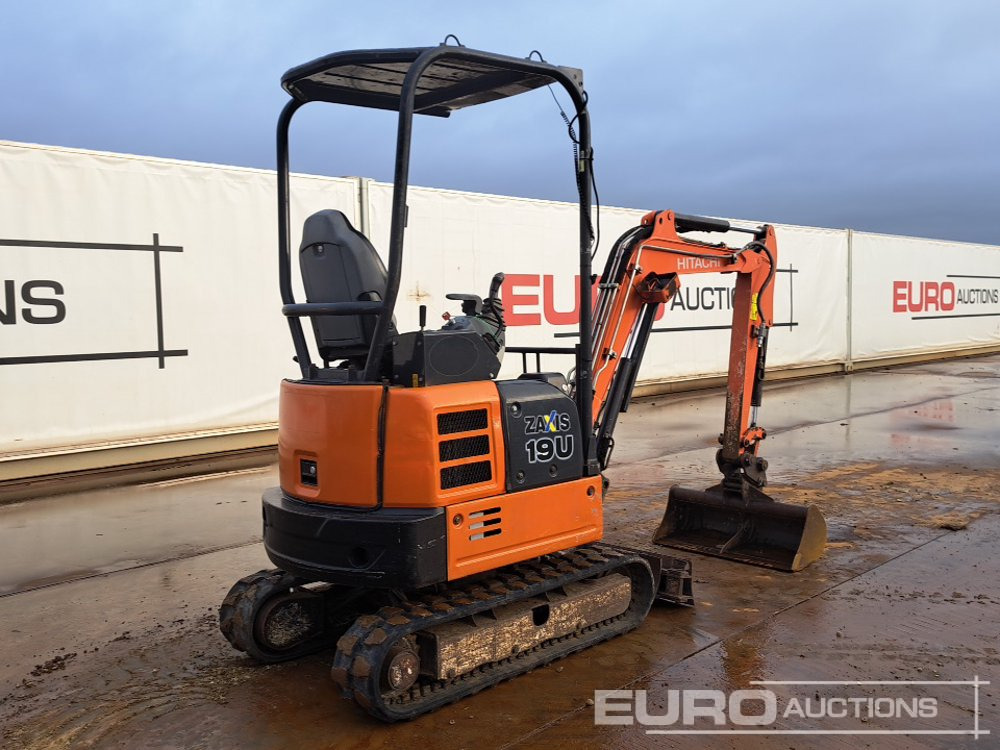 2016 Hitachi ZX19U-5A YR - Miniexcavadora: foto 5 2016 Hitachi ZX19U-5A YR - Miniexcavadora: foto 5