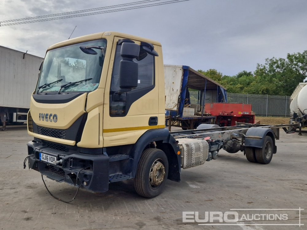 2016 Iveco 4x2 Chassis Cab, Automatic Gearbox (Non Runner, Parts Missing) - Chasis camión: foto 1 2016 Iveco 4x2 Chassis Cab, Automatic Gearbox (Non Runner, Parts Missing) - Chasis camión: foto 1