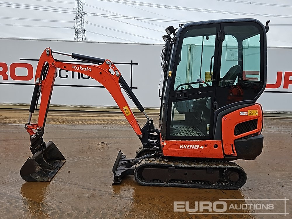 2016 Kubota KX018-4 - Miniexcavadora: foto 2 2016 Kubota KX018-4 - Miniexcavadora: foto 2