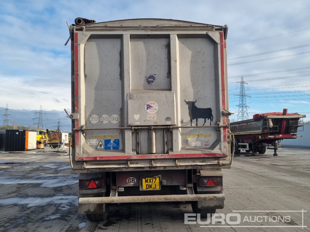 2016 Wilcox Tri Axle Bulk Tipping Trailer, Front Lift Axle, Easy Sheet - Volquete semirremolque: foto 4 2016 Wilcox Tri Axle Bulk Tipping Trailer, Front Lift Axle, Easy Sheet - Volquete semirremolque: foto 4