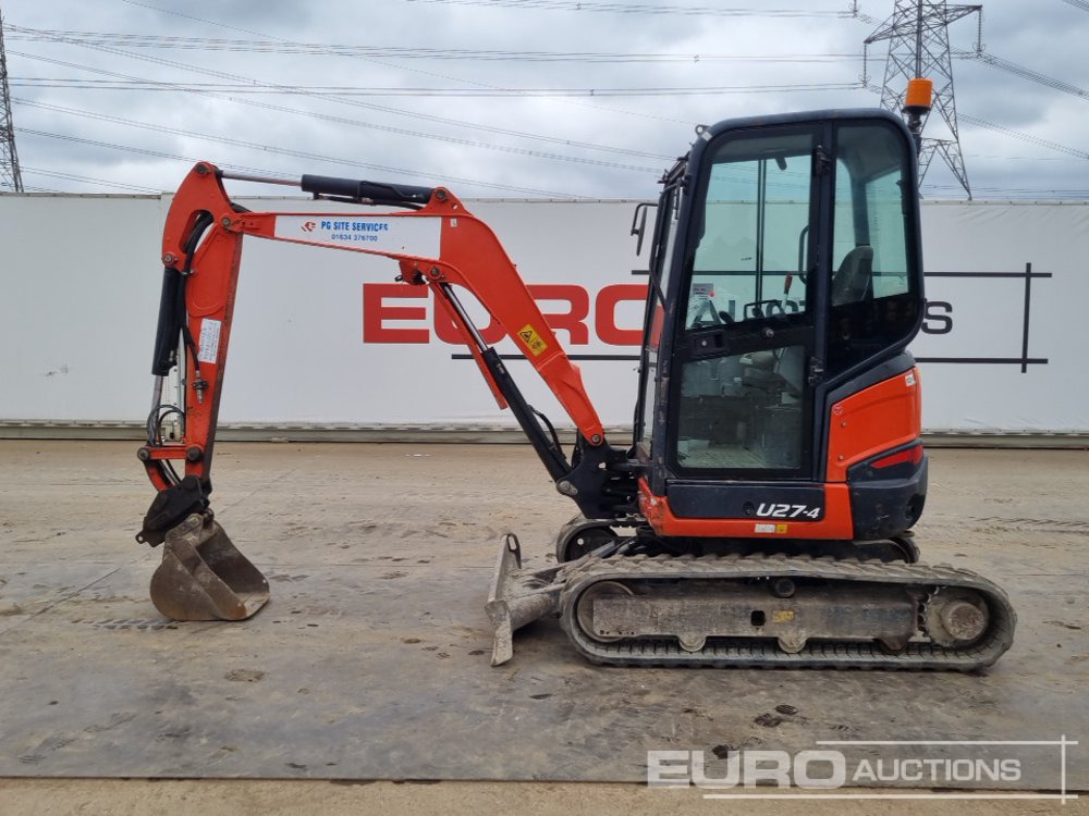 2017 Kubota U27-4 - Miniexcavadora: foto 2 2017 Kubota U27-4 - Miniexcavadora: foto 2