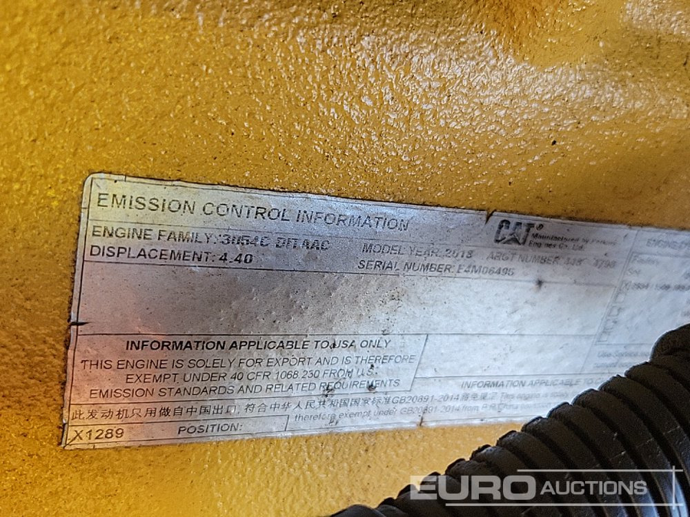 Generador industriale 2018 Caterpillar 110kVA Generator, 4 Cylinder Engine: foto 23