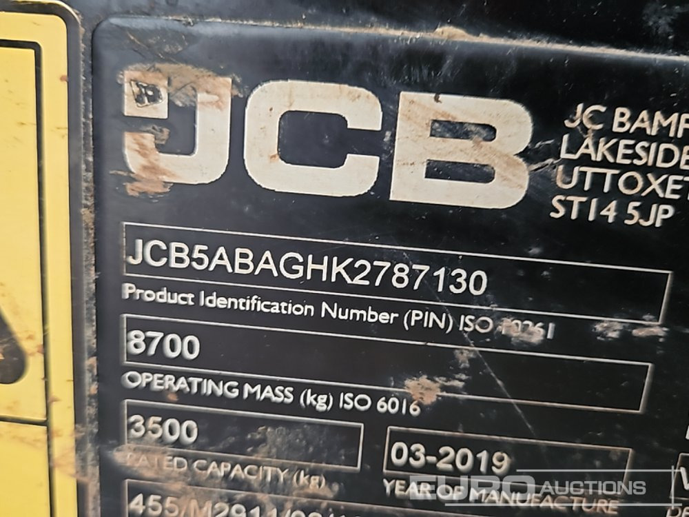 Manipulador telescópico 2019 JCB 535-95: foto 40