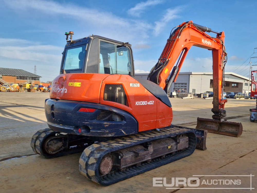 2019 Kubota KX080-4A2 - Miniexcavadora: foto 5 2019 Kubota KX080-4A2 - Miniexcavadora: foto 5