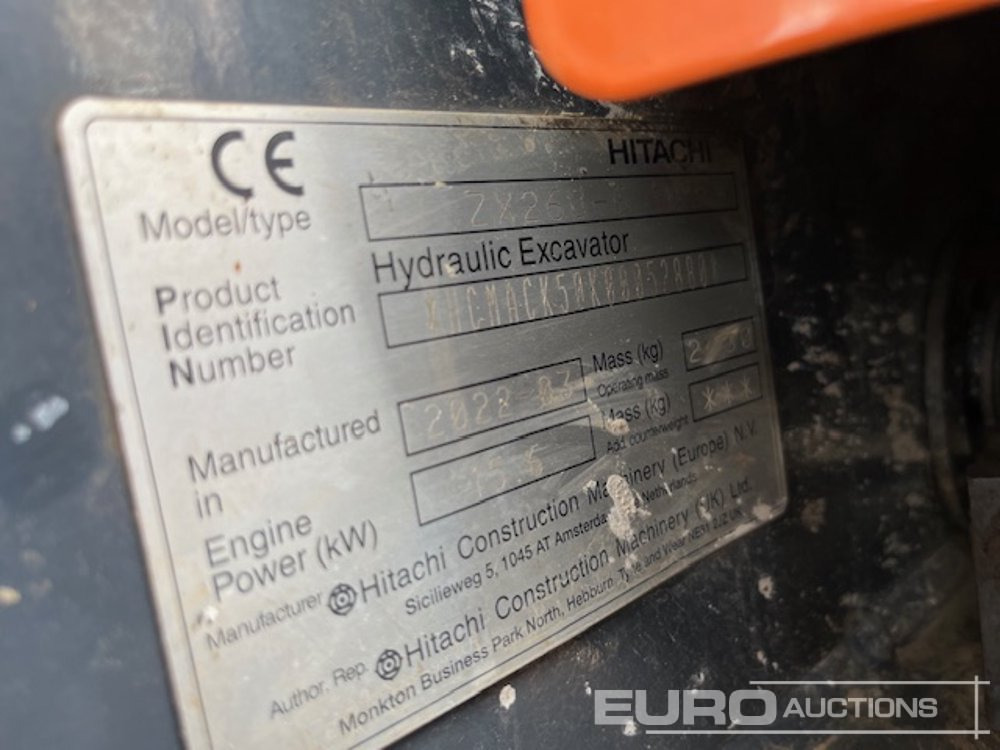 2022 Hitachi ZX26U-6 YLR - Miniexcavadora: foto 4 2022 Hitachi ZX26U-6 YLR - Miniexcavadora: foto 4