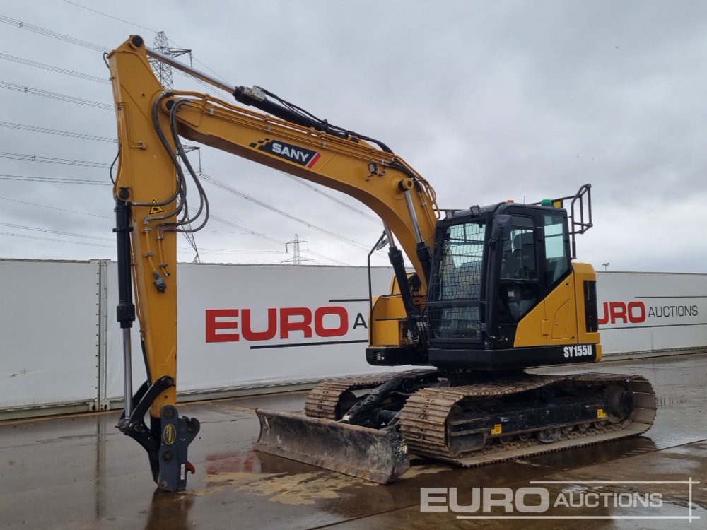 2022 Sany SY155U - Excavadora de cadenas: foto 1 2022 Sany SY155U - Excavadora de cadenas: foto 1