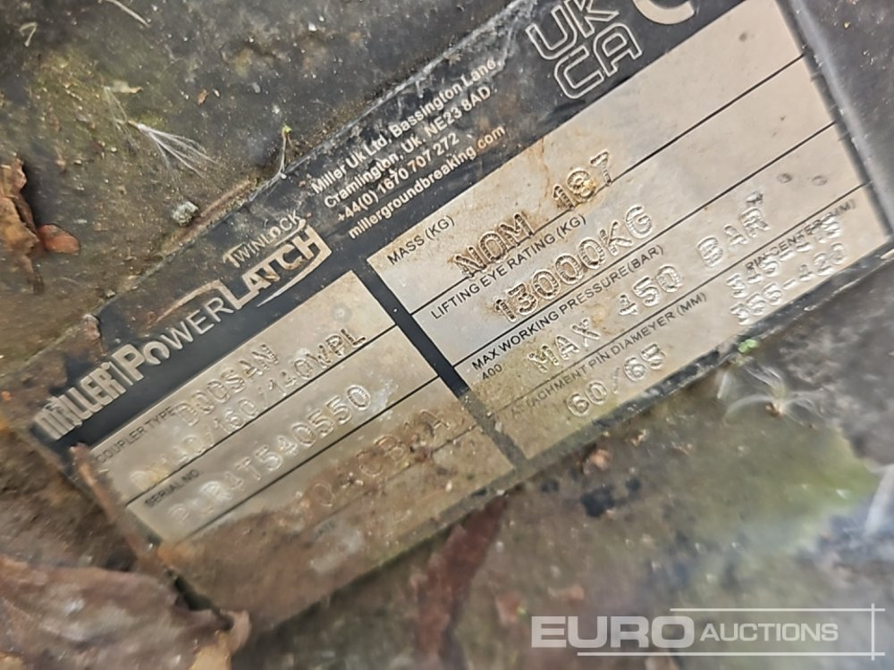 Acoplamiento rápido 2024 Miller Hydraulic Double Lock QH 65mm Pin to suit 13 Ton Excavator: foto 12
