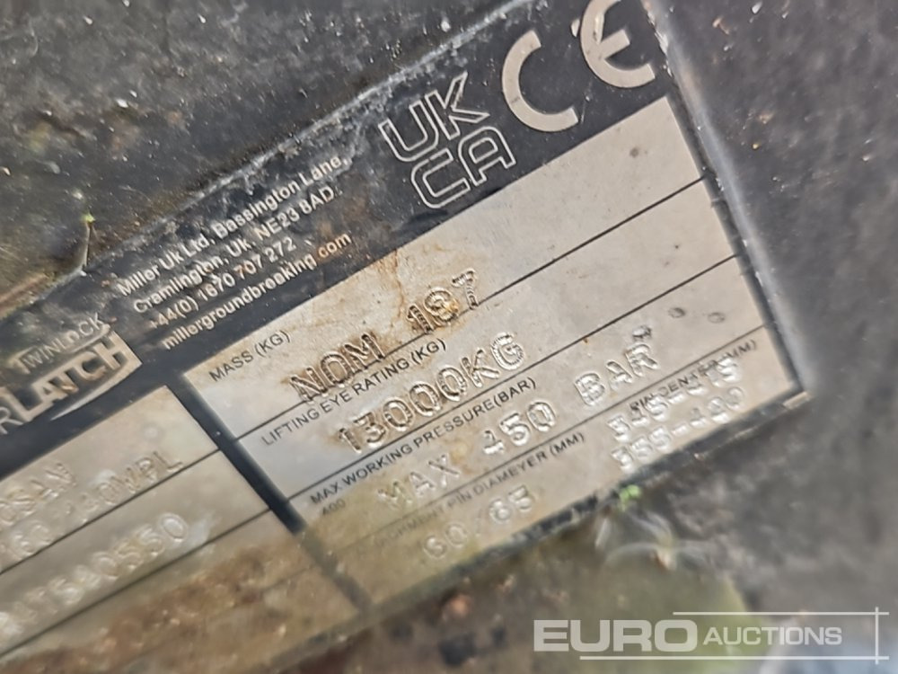 Acoplamiento rápido 2024 Miller Hydraulic Double Lock QH 65mm Pin to suit 13 Ton Excavator: foto 14