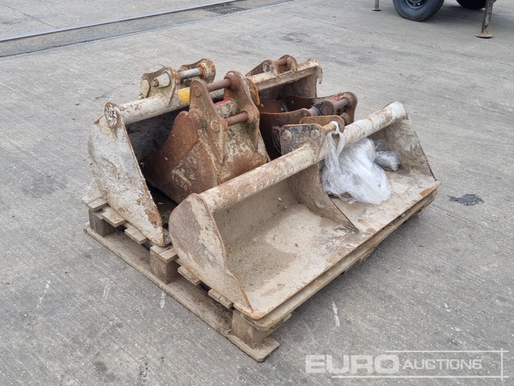 Cazo 48" Ditching, 24", 18", 12", 12" Digging Bucket 30mm Pin to suit Excavator: foto 7